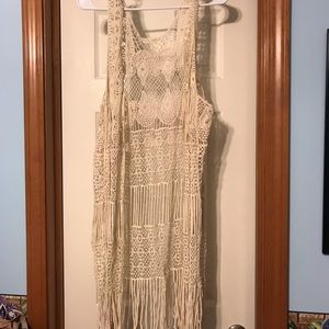 Long Crochet Vest